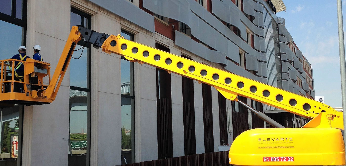alquilar plataforma telescópica